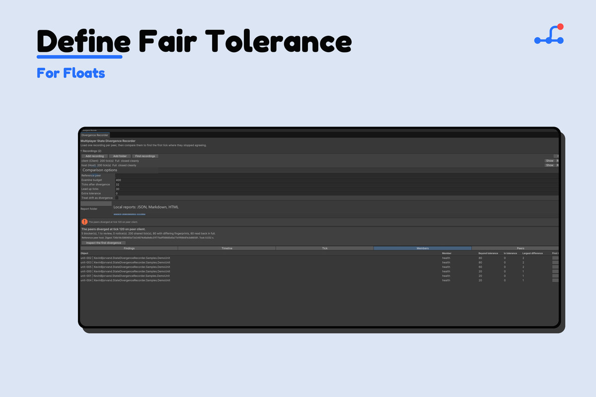 Multiplayer State Divergence Recorder