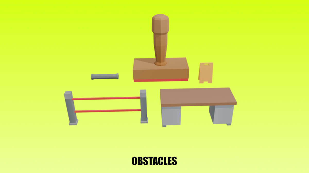 HYRUN: Office Escape - Endless Runner Kit 50+ Low Poly Assets