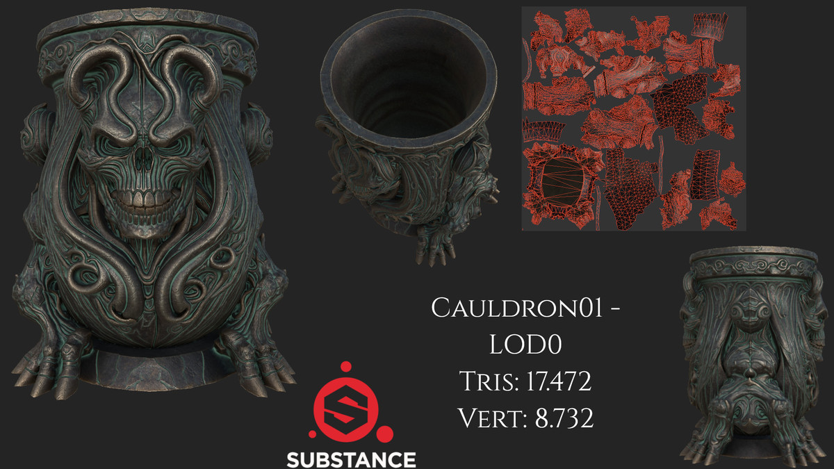 6 Dark Fantasy Cauldrons