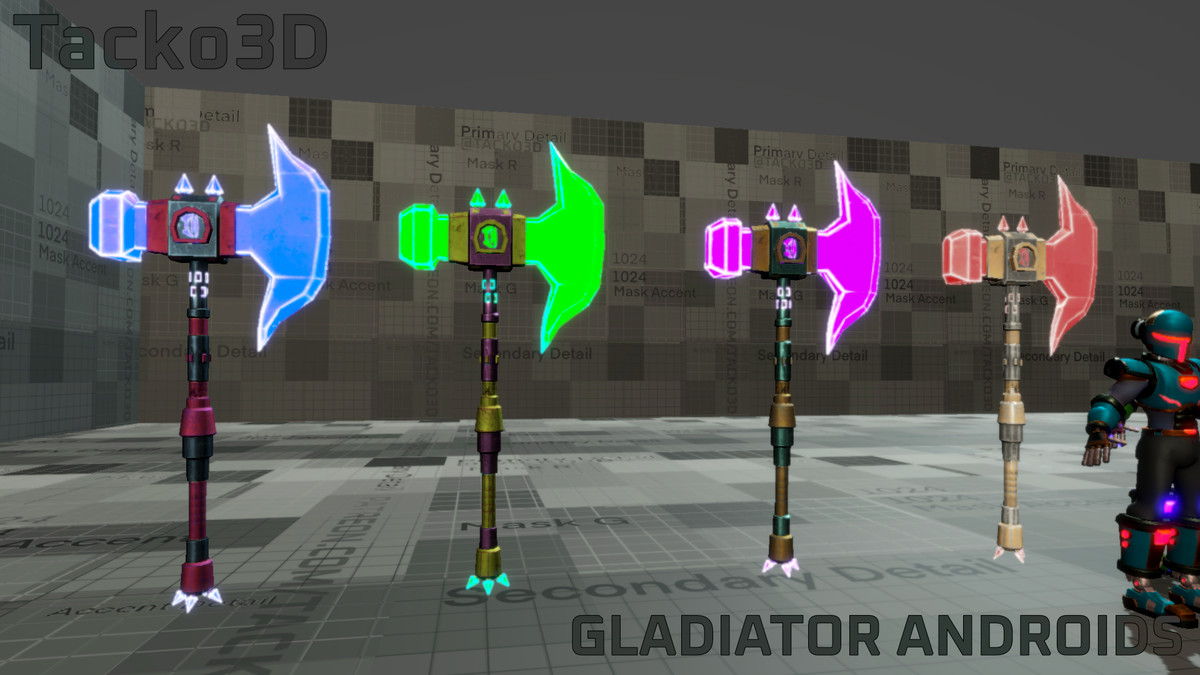 Customizable Android Soldier - Maximus - Gladiator Androids Pack