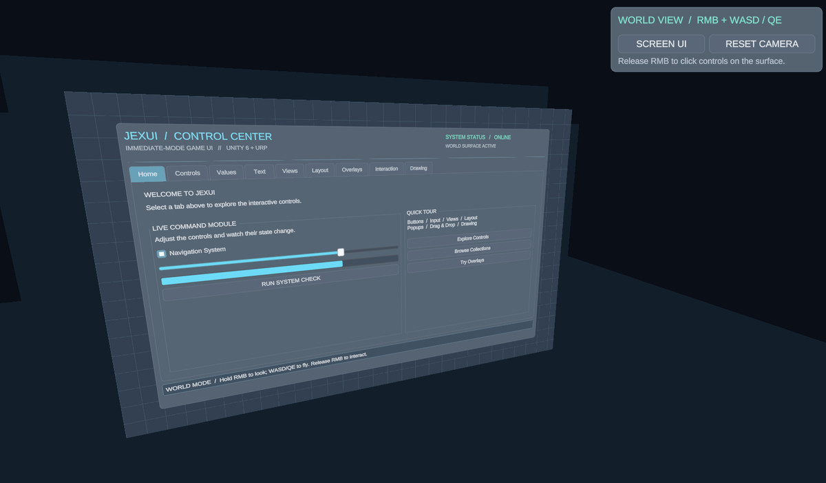 JexUI – Immediate-Mode Game UI
