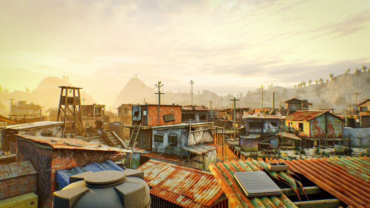 Modular Slum City Wasteland Village with Enterable Interior