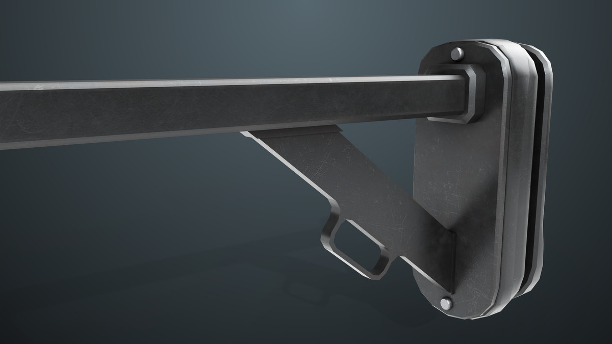 Grenade Launcher 03 Standalone Black URP HDRP Textures