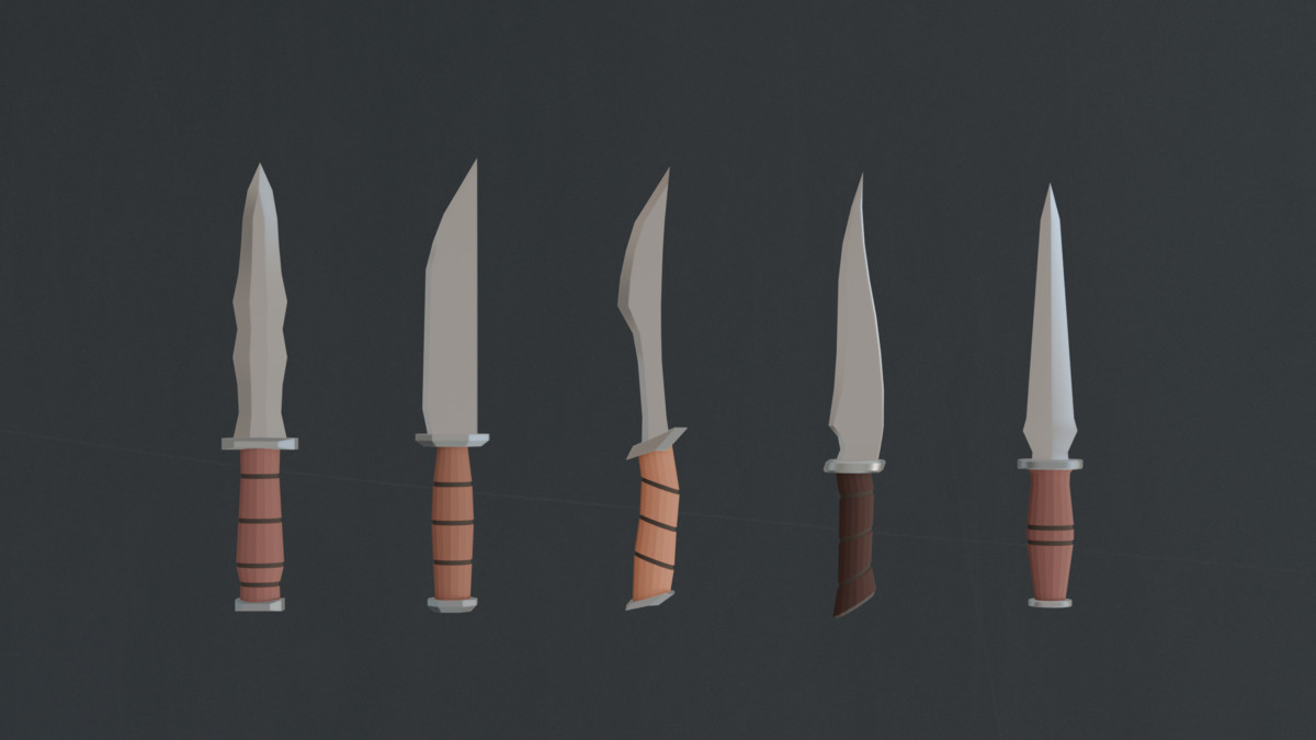 RPG Melee Weapon Pack, Low Poly, Game-Ready