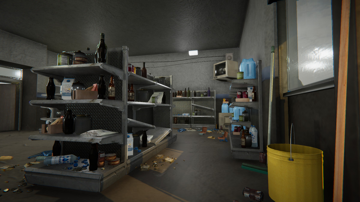 Realistic Modern Roadside Convenience Store Asset Package