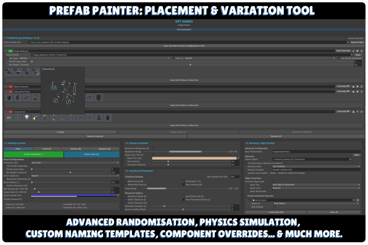 Prefab Painter: Placement & Variation Tool V1.2