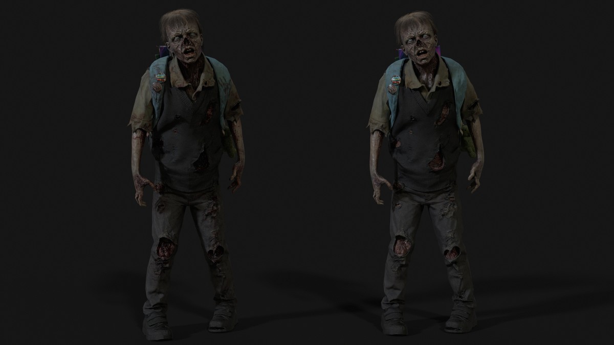 Gradeschooler Boy — American School Zombie Collection