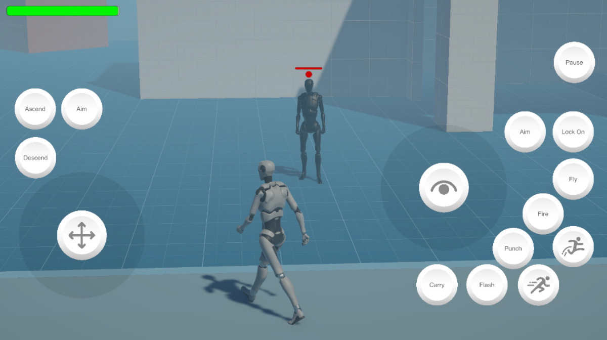 Starter Assets Third Person Controller Superhero - Mobile