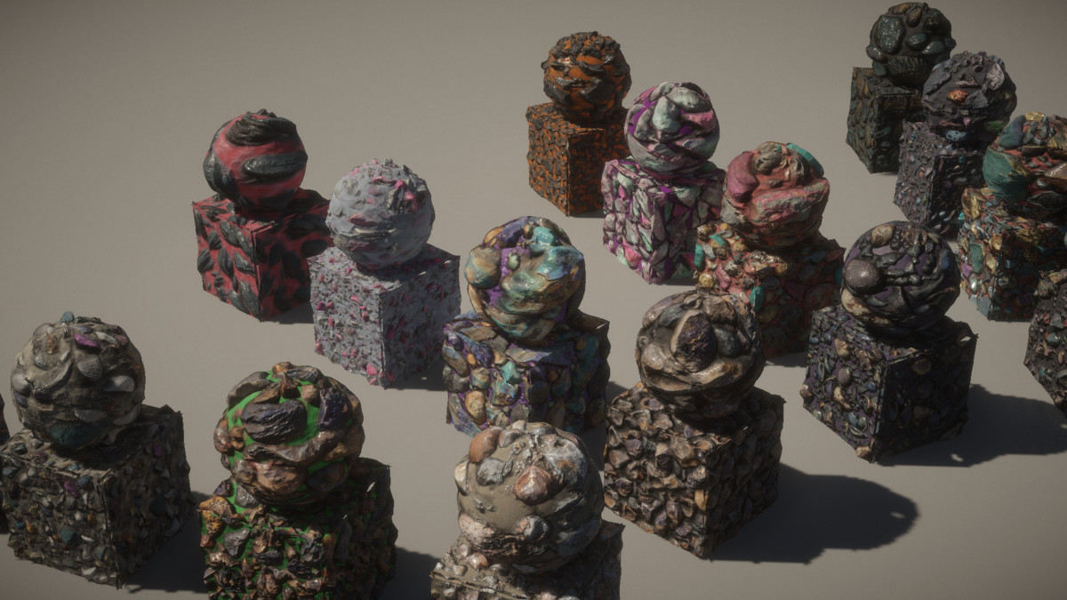 Alien Ground Materials - Pebbles