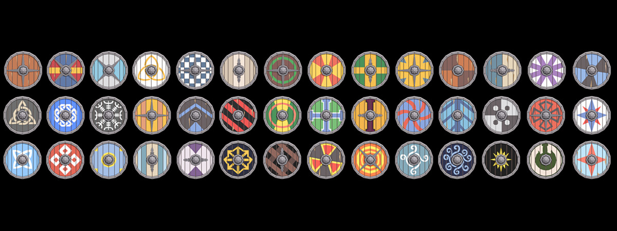 3D Game Kit-Medieval Shield Pack