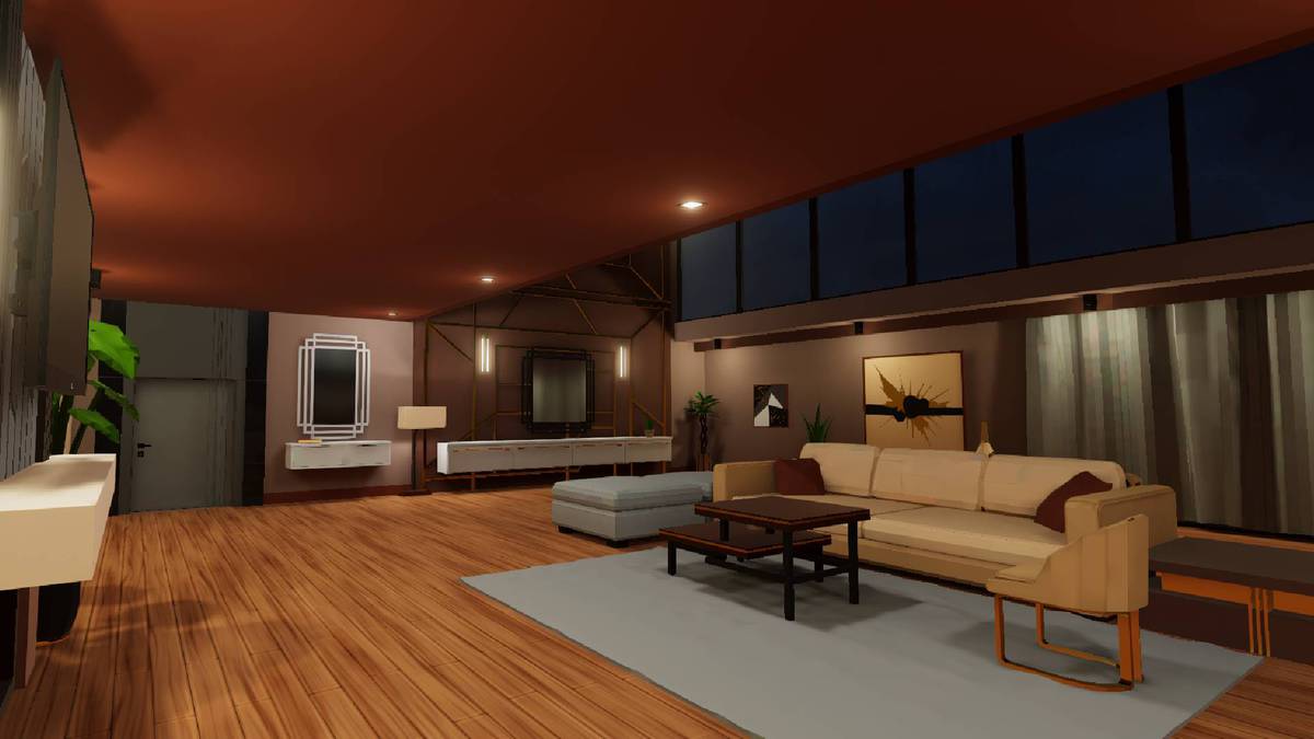 LowPoly Luxury Loft Interior