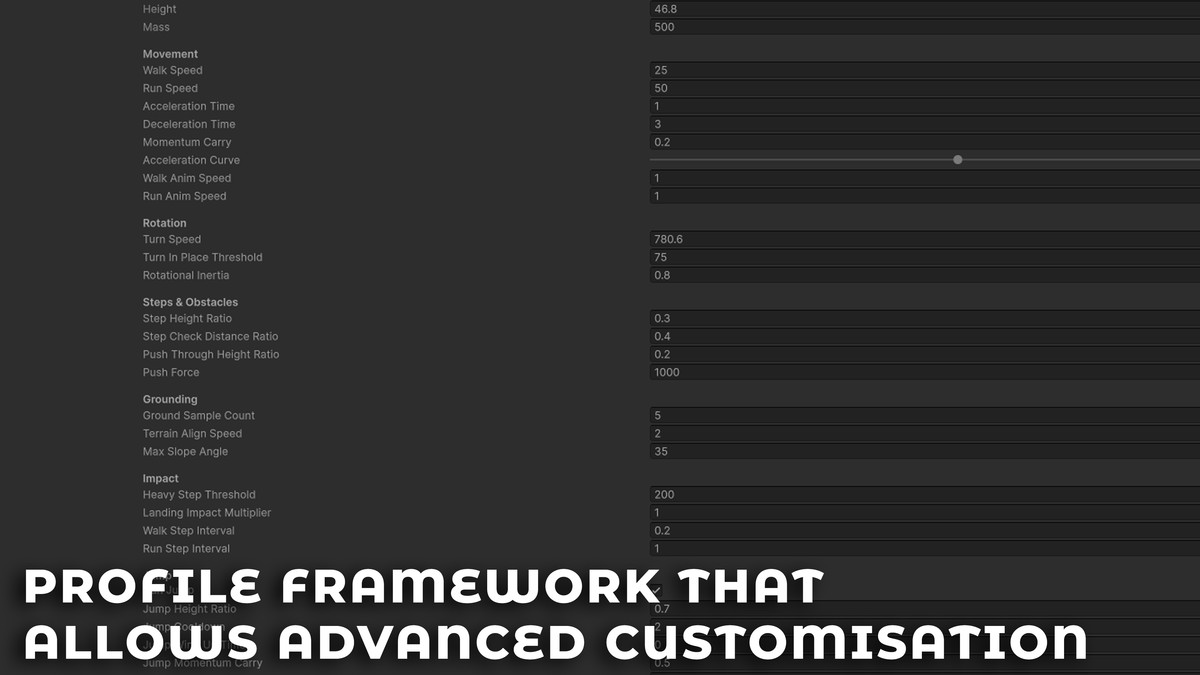 Large Scale Character Controller | Kaiju,Titan and Boss Movement System