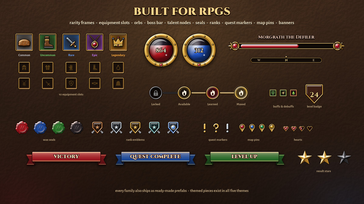 Fantasy RPG UI Kit