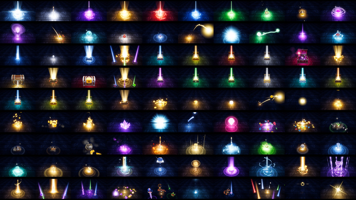 RPG Loot Feedback FX — 260+ Loot, Chest & Reward Effects