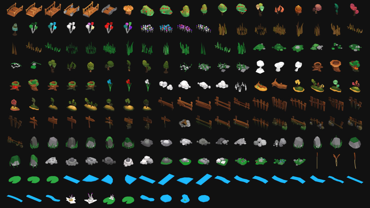 LumaGrove: Wonky Woods – Low Poly Nature Asset Pack