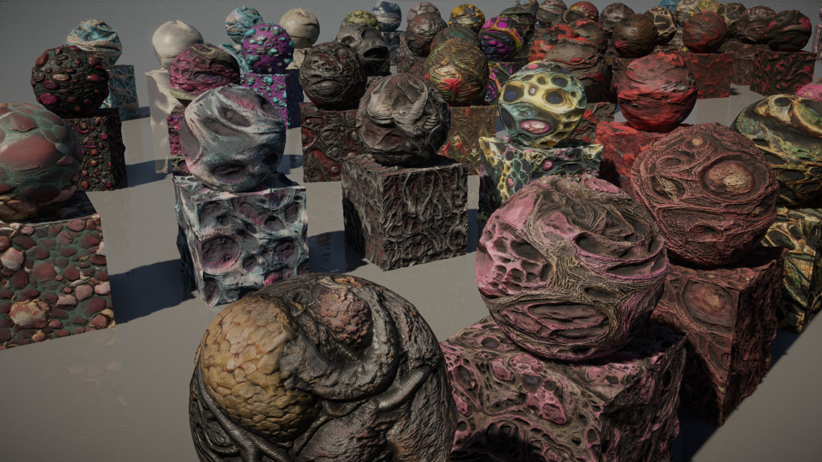 Alien Ground Materials - Organic