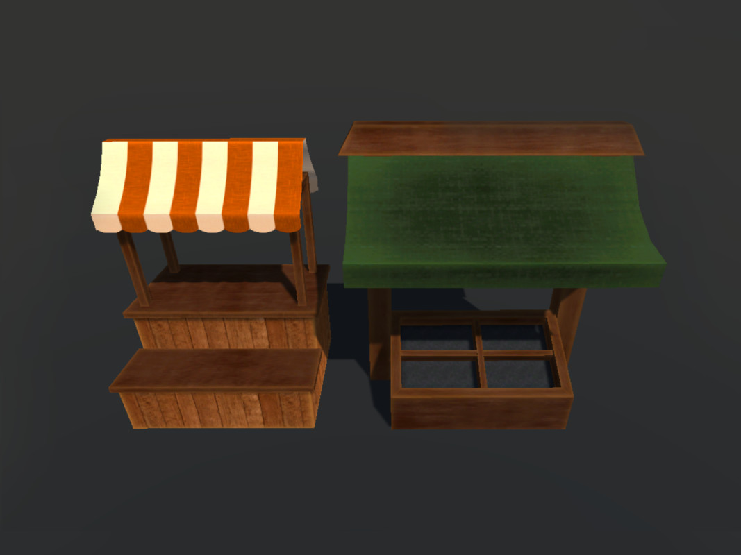 Village Life-Market and Garden
