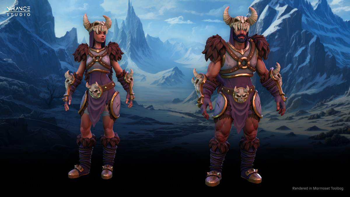 Stylized Nordic Warrior Outfit