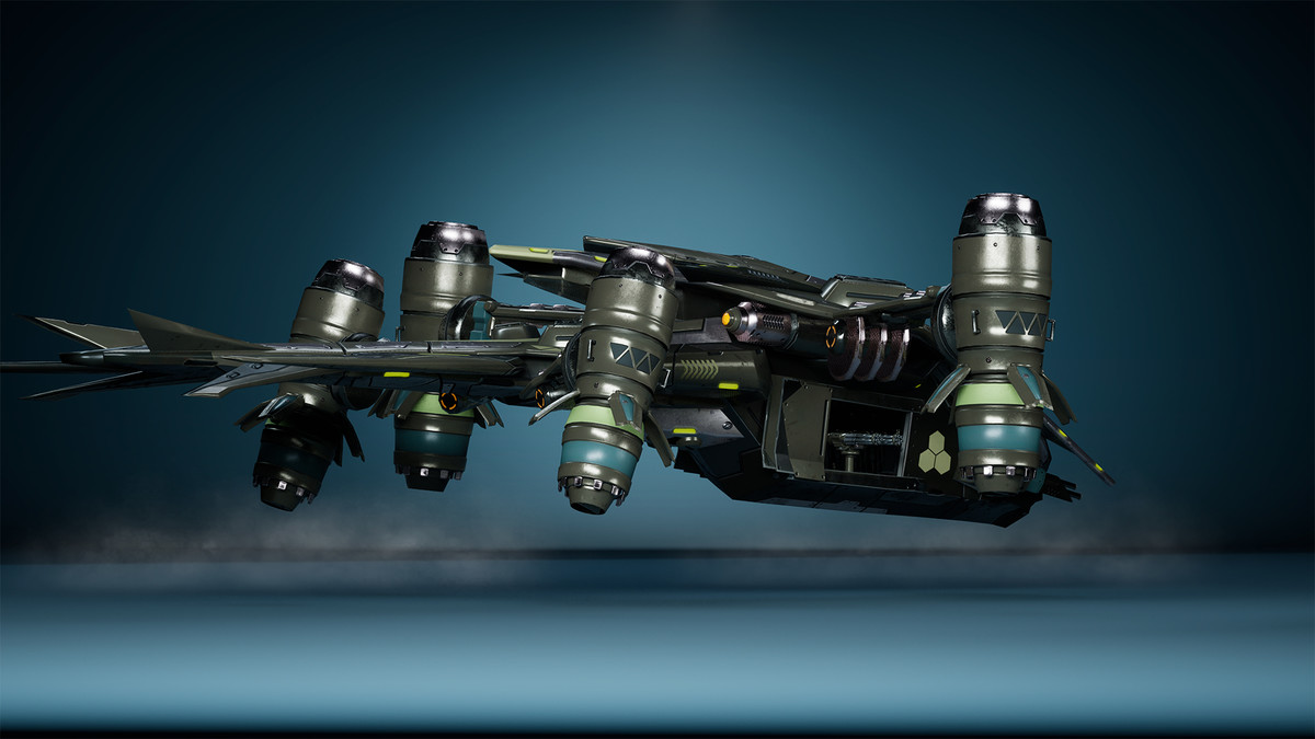 Sci-Fi Transport - Military Airplane