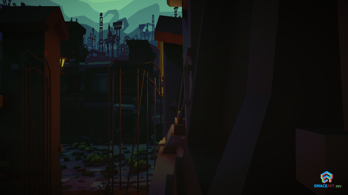 NecroPOLY - Low Poly Cemetery Kit — FREE - Dark Corners