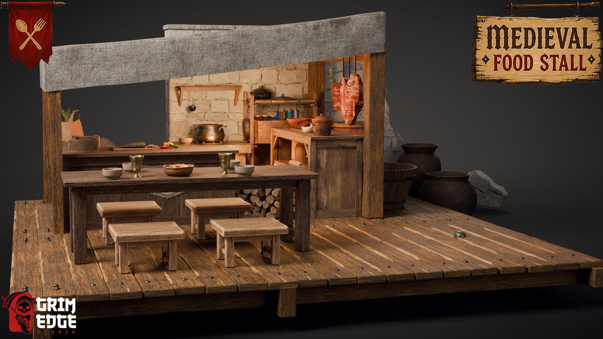 Medieval Food Stall