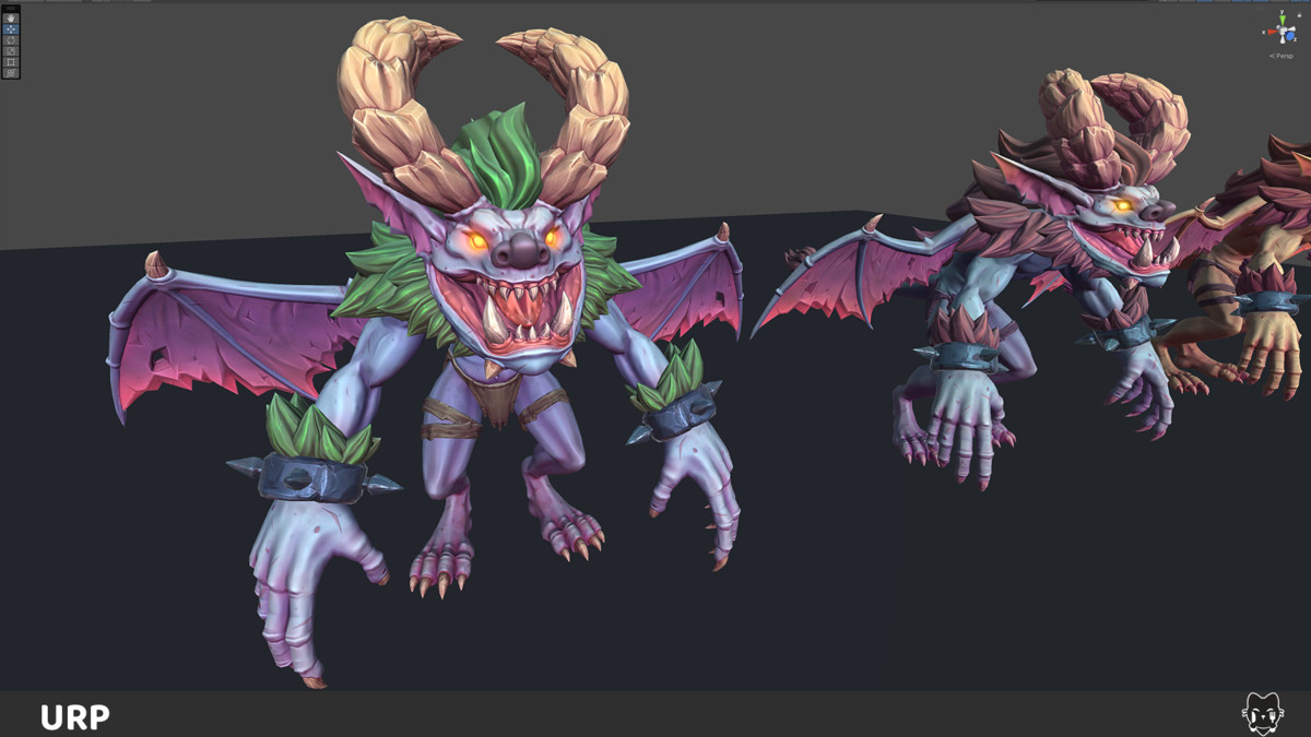 Stylized Fantasy Character (Morvane Duskwing)