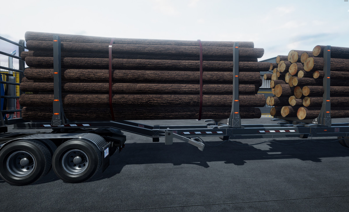 Cabover log truck