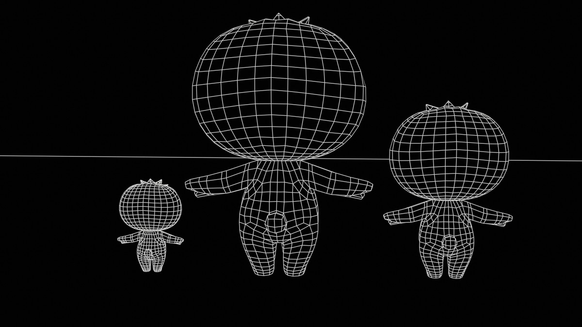 Chibi Fruit Blueberry