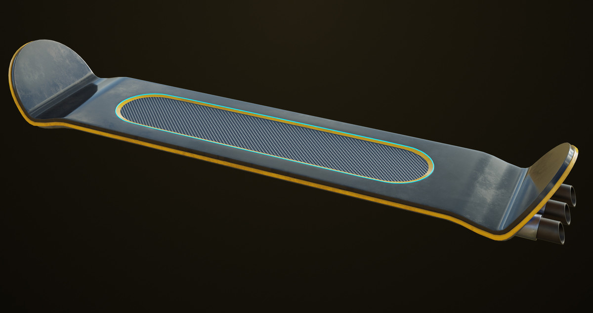Sci-Fi Hoverboard 5 URP HDRP Textures