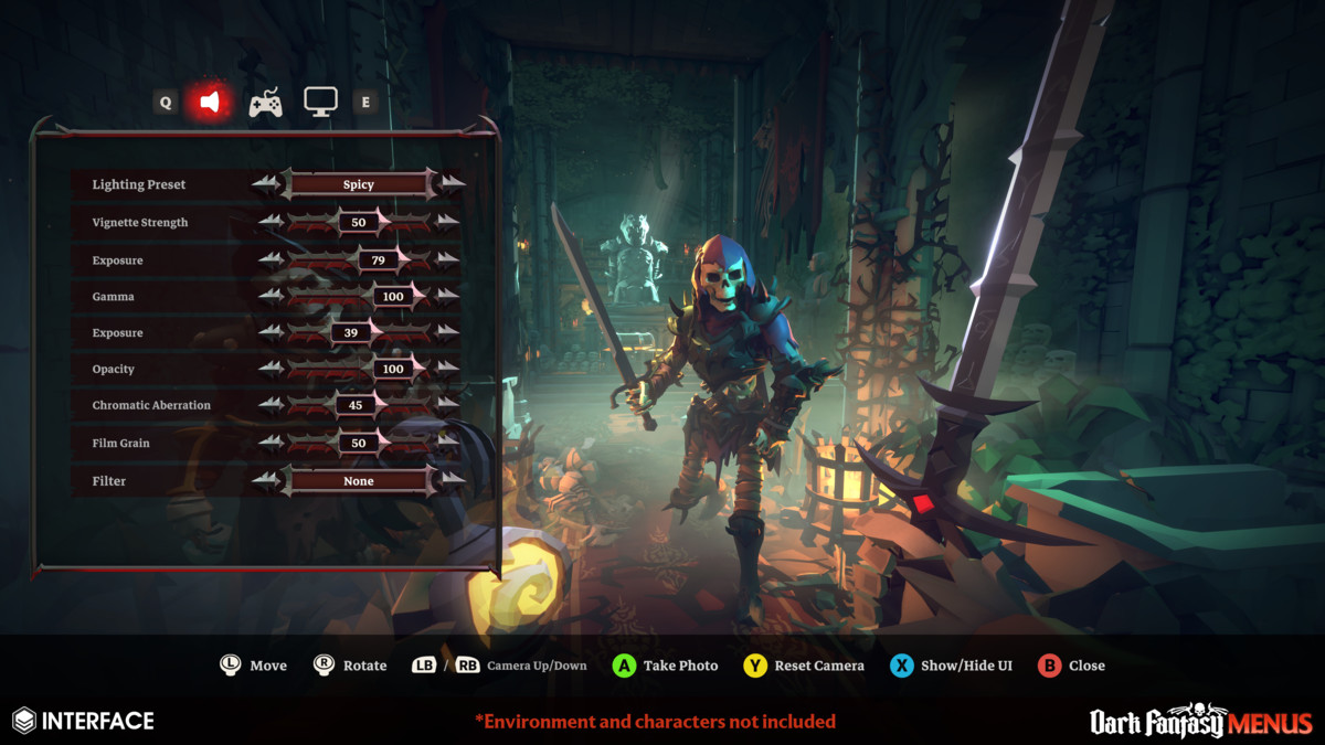 Dark Fantasy Menus - Synty INTERFACE - GUI, image 27