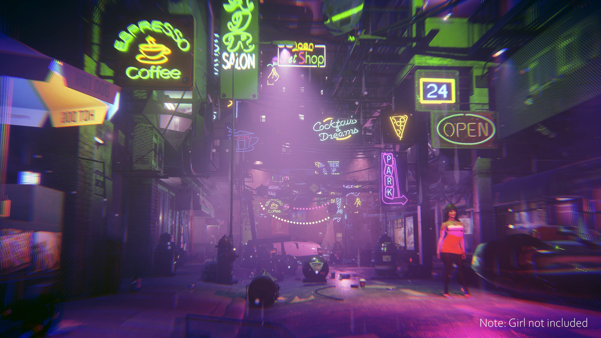 Cyber City (Mega Bubble) - cyberpunk