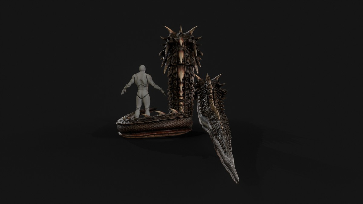 Basilisk Snake Character