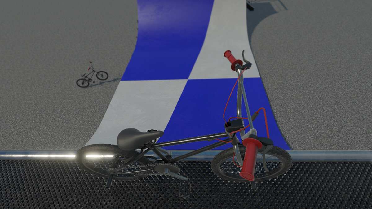BMX Bike & Vert Ramp