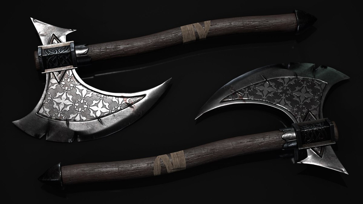 Realistic Battle Axe