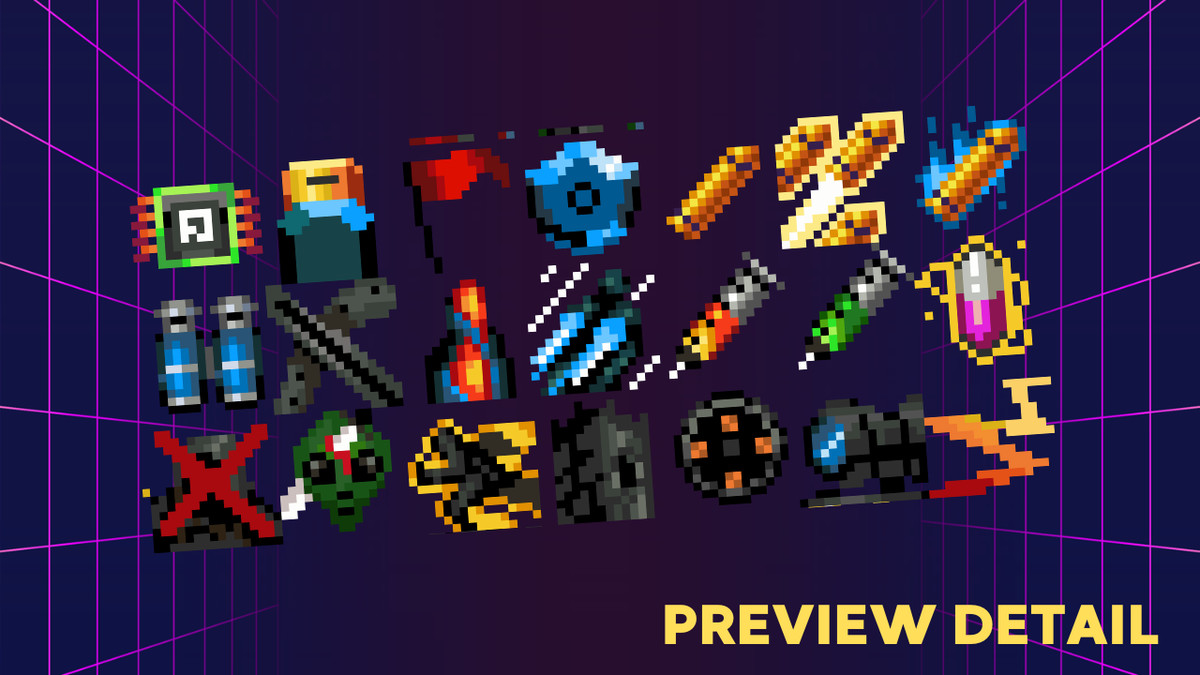 Sci-Fi Icon and Items, image 2