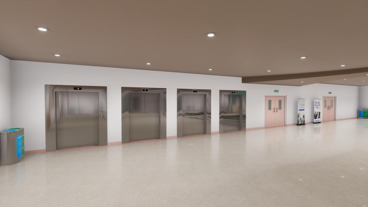 Hospital Reception & Corridor