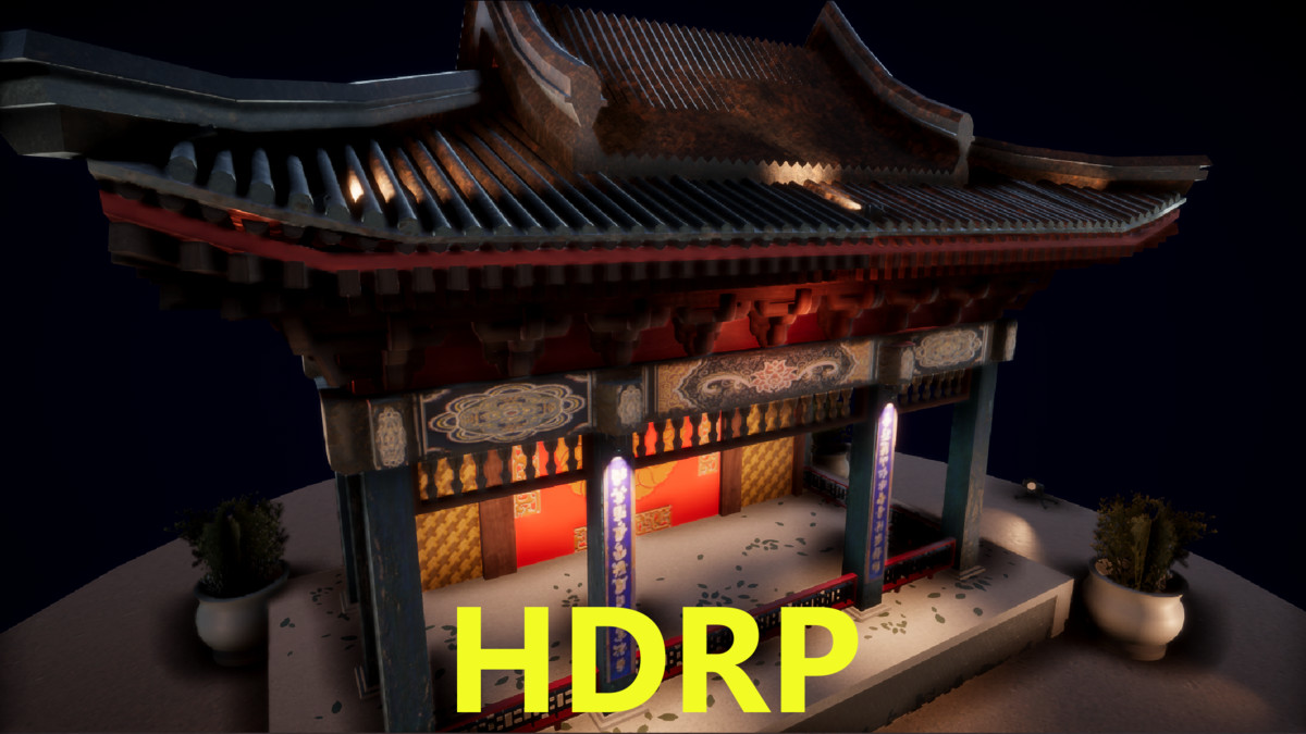 Virtual Chinese Theater Stage 3D Model