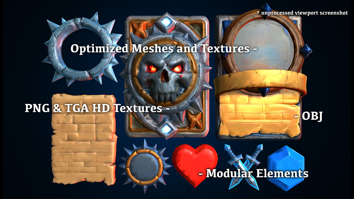 3D Card Template Bundle - TCC, CCG