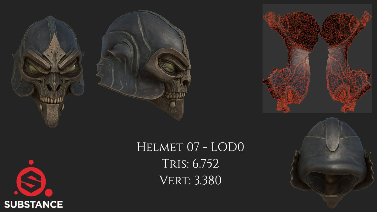 10 Helmets - Dark Fantasy Megapack