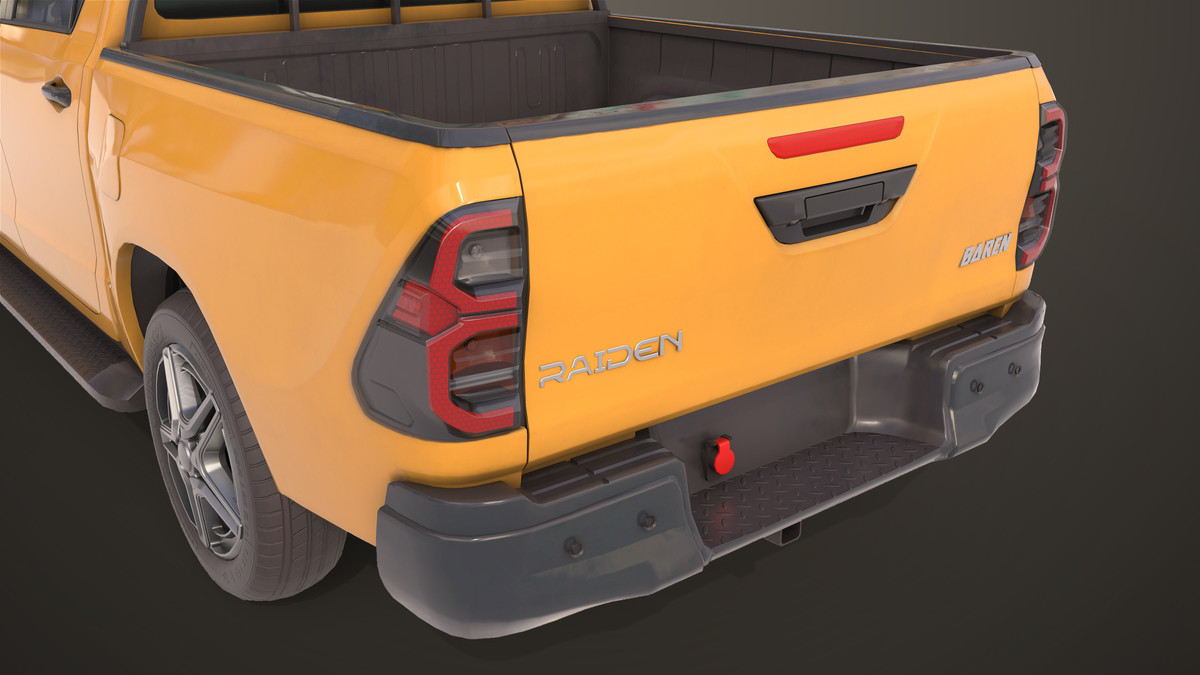 Pickup Truck 04 Brown URP HDRP Textures