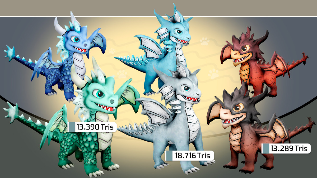 Stylized Dragons 2