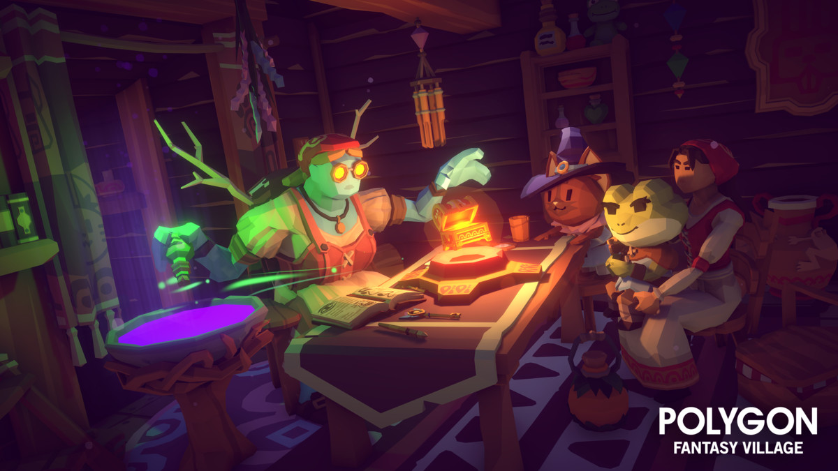 POLYGON - Fantasy Village - Art by Synty, image 20