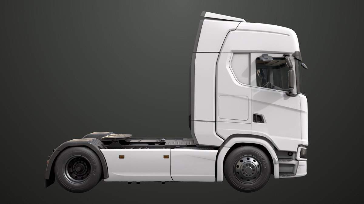 Heavy Truck Chassis 06 Interior URP HDRP Textures