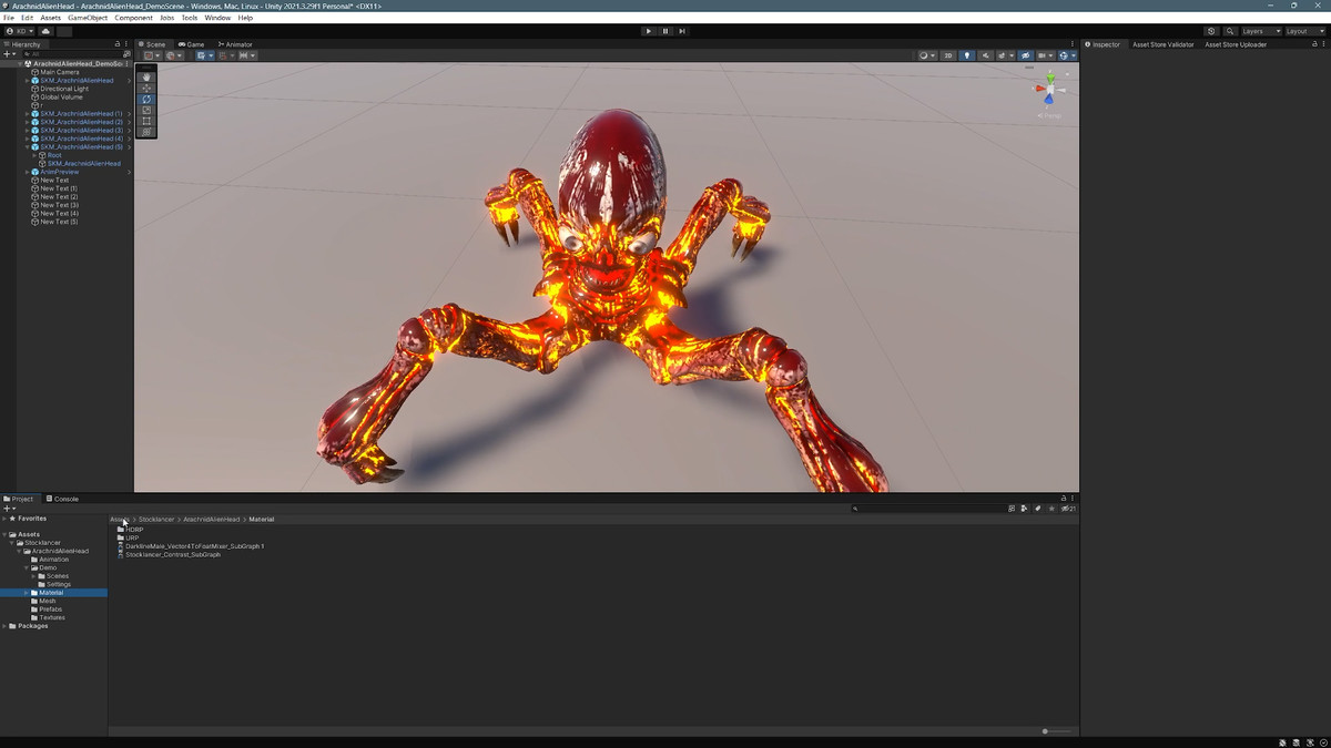 Arachnid-Alien Head 1