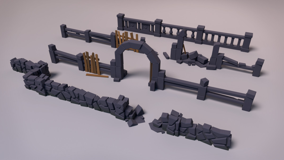 Stone Fence Set – BoznaWhat