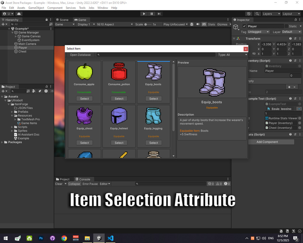ItemForge - Advanced Inventory System