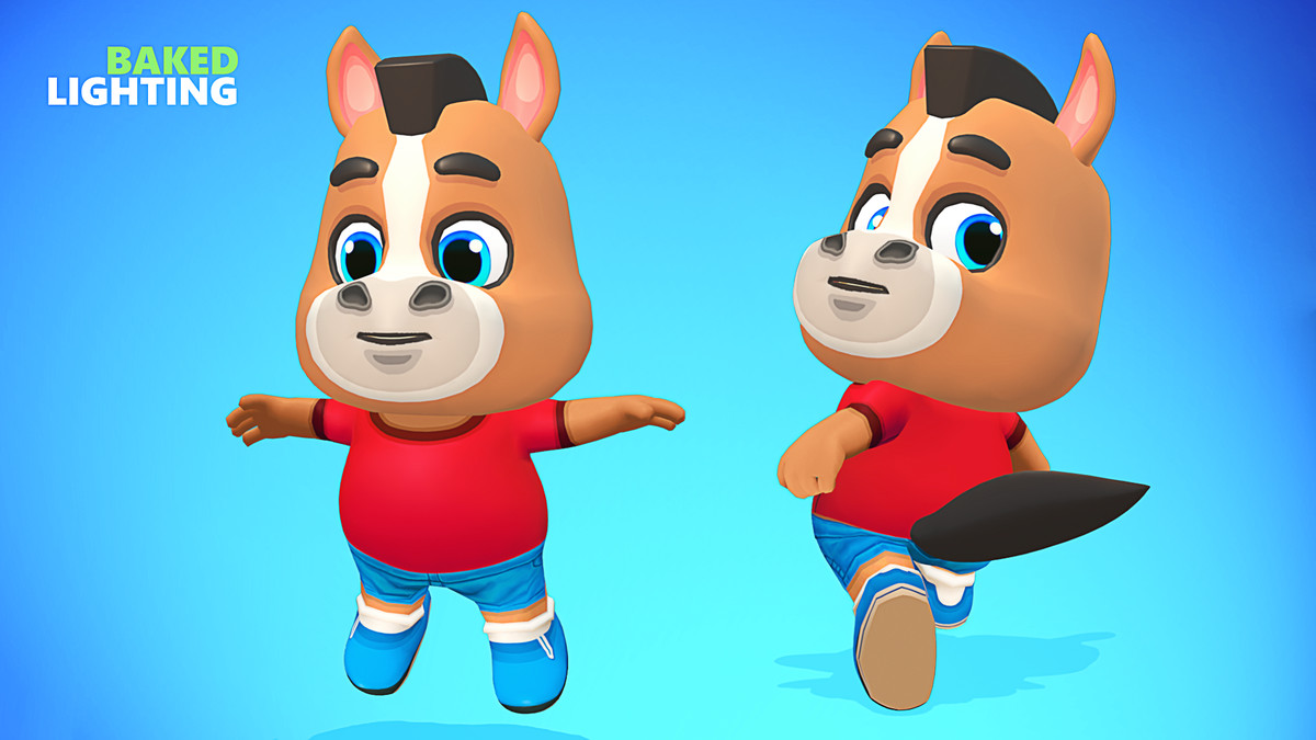 Horse Pony Mule Animated