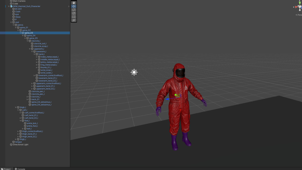 Hazmat Suit Character