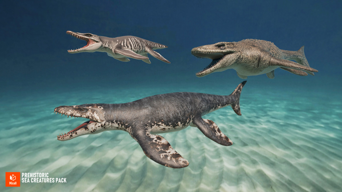 Prehistoric Sea Creatures Pack