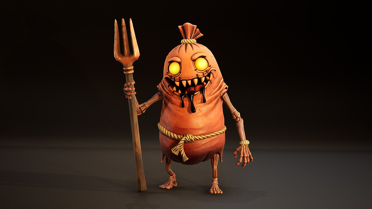 Stylized Horror Creature Pack – Grave Sackcloth (Game Ready, 3 Skins)